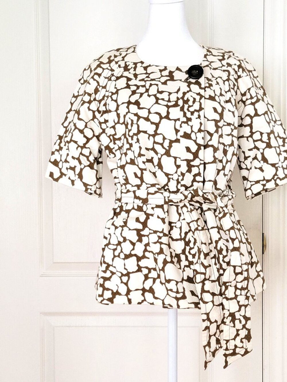 J CREW GIRAFFE PRINT JACKET